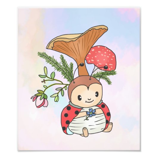 Marienkäfer fotodruck (Vorne)