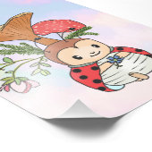 Marienkäfer  fotodruck (Ecke)