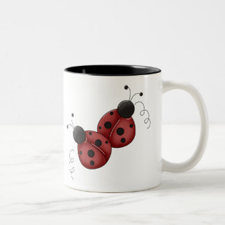 Marienkäfer-Freunde Zweifarbige Tasse