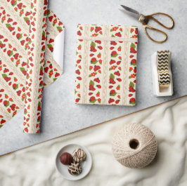 Marienkäfer-Gänseblümchen gestreift kreatives Gesc Geschenkpapier