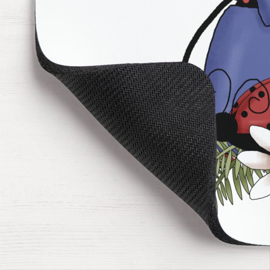 Marienkäfer-Garten Mousepad (Ecke)