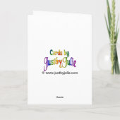 Marienkäfer-Geburtstags-Karte addieren gerade Karte (Rückseite)