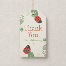Marienkäfer-Geburtstagsgeschenk-Dankeschön-Anhänge Geschenkanhänger