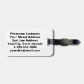 Marienkäfer Gepäckanhänger (Rückseite horizontal)