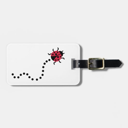 Marienkäfer Gepäckanhänger (Vorderseite horizontal)