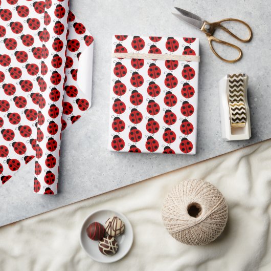 Marienkäfer-Geschenkpapier-Set Geschenkpapier (Kunsthandwerk)