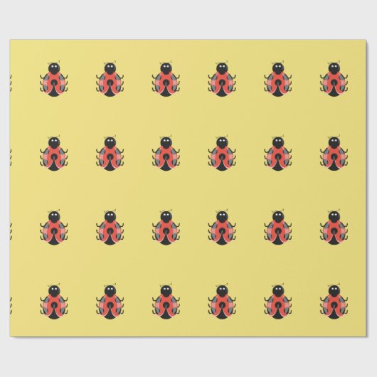 Marienkäfer - Geschenkverpackung Geschenkpapier (Flach)