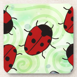 Marienkäfer Getränkeuntersetzer