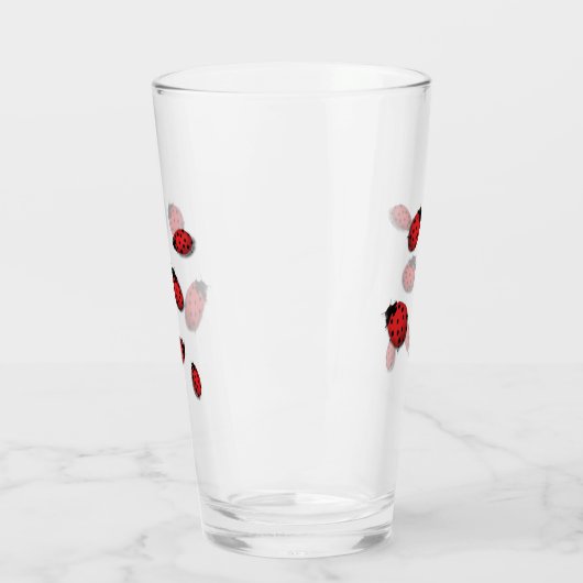 Marienkäfer Glas (Links)