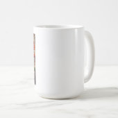 Marienkäfer Glasmalerei lebendige Mohnblume Insekt Kaffeetasse (VorderseiteRechts)