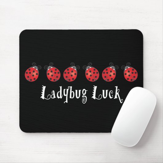 Marienkäfer-Glück Mousepad (Mit Mouse)