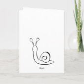 Marienkäfer-Gruß-Karte Karte (Rückseite)