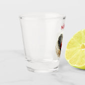 Marienkäfer Herz Blatt Schnapsglas (Links)