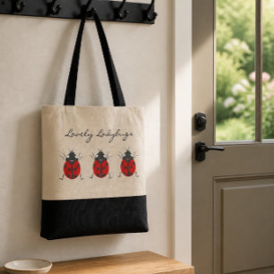 Marienkäfer Hübsche Dreiergruppe Marienkäfer-Tra Tasche