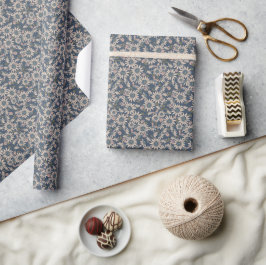 Marienkäfer in Blau Geschenkpapier