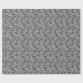 Marienkäfer in Blau Geschenkpapier (Flach)