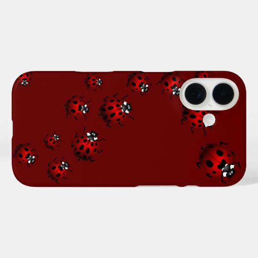 Marienkäfer IPhone 3 Fall-Dame Bird IPhone Gifts Case-Mate iPhone Hülle (Rückseite (Horizontal))