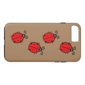 Marienkäfer iPhone 7 Plus, stark Case-Mate iPhone Hülle (Rückseite (Horizontal))