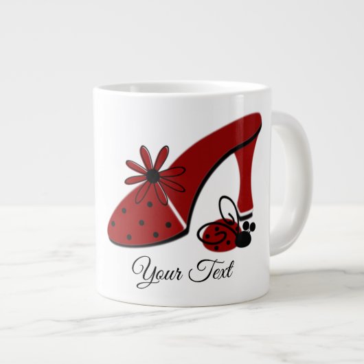 Marienkäfer - Jumbo-Tasse (Vorderseite Rechts)