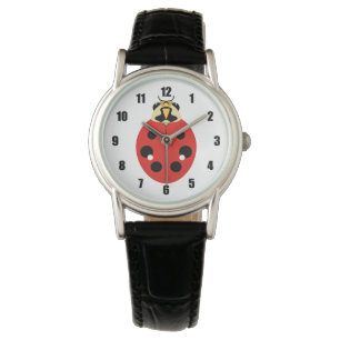 Marienkäfer-Käfer-Rot Armbanduhr
