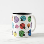 Marienkäfer-Kaffee-Tasse der Los-O Zweifarbige Tasse (VorderseiteRechts)