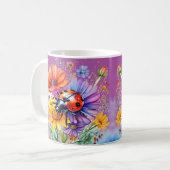Marienkäfer Kaffeetasse (Vorderseite Links)