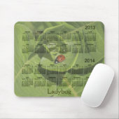 Marienkäfer-Kalender 2013-2014 Mousepad (Mit Mouse)