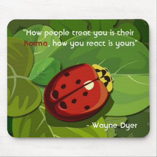 Marienkäfer-Karma Mousepad