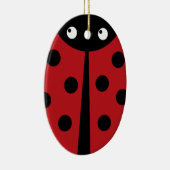 Marienkäfer Keramik Ornament (Rechts)