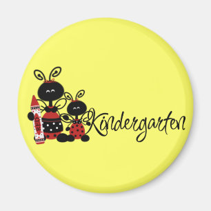 Marienkäfer-Kindergarten-T-Shirts und Geschenke Magnet
