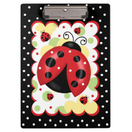 Marienkäfer-Klemmbrett Klemmbrett