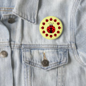 Marienkäfer-Knopf Button (Beispiel)