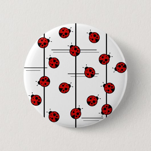 Marienkäfer-Knopf Button (Vorderseite)