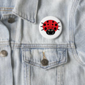 Marienkäfer-Knopf Button (Beispiel)