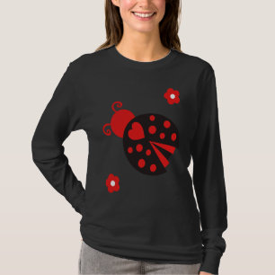 Marienkäfer-Kostüm Marienkäfer Mädchen Frauen Inse T-Shirt