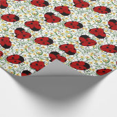 Marienkäfer Kunst Geschenkpapier (Ecke)