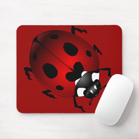 Marienkäfer-Kunst Mousepad (Mit Mouse)