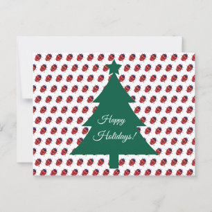 MARIENKÄFER-KUNST POSTKARTE