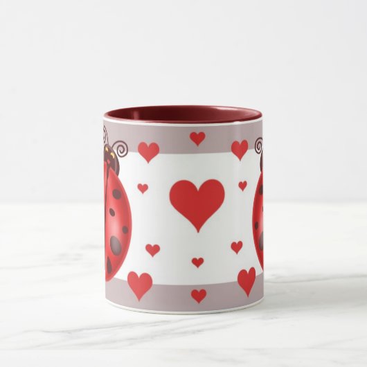 Marienkäfer-Kunst-Tasse Tasse (Zentrum)