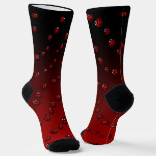 Marienkäfer-Kunstsocken Süße Marienkäfer-Socken An Socken