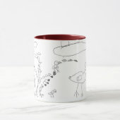 Marienkäfer-Läufer Tasse (Zentrum)
