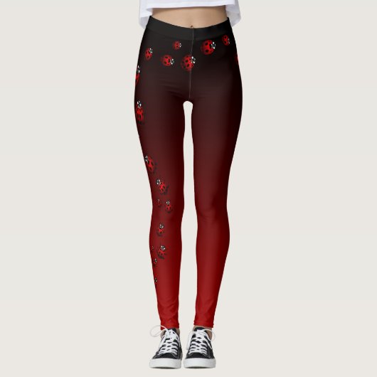 Marienkäfer-Leggings-Marienkäfer-Insekten-Leggings Leggings (Vorderseite)