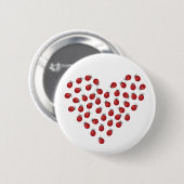 Marienkäfer-Liebe-Herz Button (Vorne & Hinten)