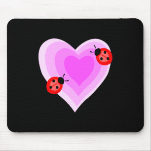 Marienkäfer-Liebe Mousepad