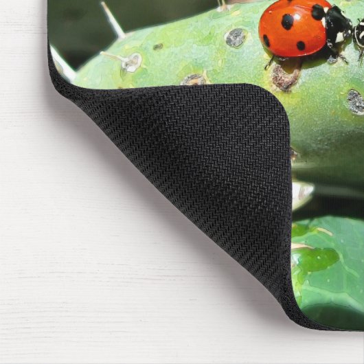 Marienkäfer-Liebe Mousepad (Ecke)
