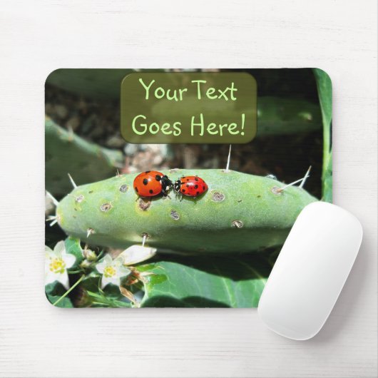 Marienkäfer-Liebe Mousepad (Mit Mouse)
