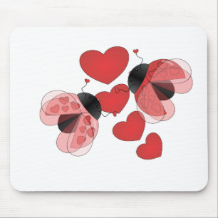 Marienkäfer-Liebe Mousepad