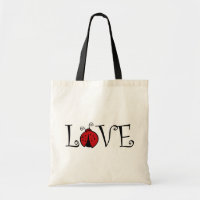Marienkäfer-Liebe-Tasche