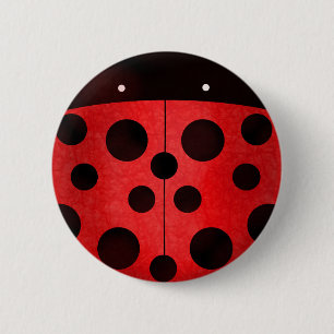 Marienkäfer-Marienkäfer - Button-Abzeichenknöpf Button