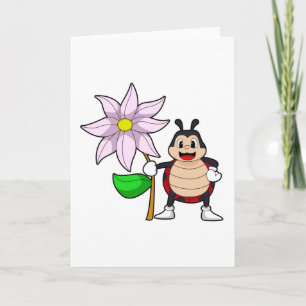 Marienkäfer mit Blume.PNG Karte